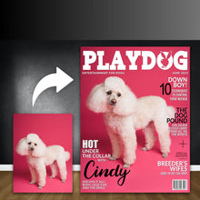 Load image into Gallery viewer, Magazine Cover - Custom Pet Canvas