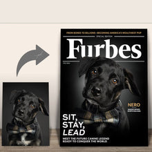 Load image into Gallery viewer, Magazine Cover - Custom Pet Canvas